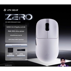 Chuột ATK Zero Gaming Không Dây Paw3950 Ultra MCU Nordic Trong Suốt Dual 8K Siêu Nhẹ 39G