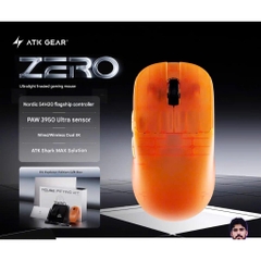 Chuột ATK Zero Gaming Không Dây Paw3950 Ultra MCU Nordic Trong Suốt Dual 8K Siêu Nhẹ 39G