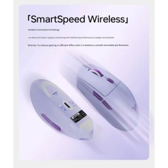 Chuột ATK VXE V3 Gaming Không Dây 3 Mode Paw3395SE Dual 1K Shape G304 Lớp Phủ Ecoat