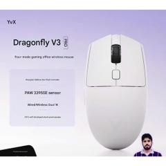 Chuột ATK VXE V3 Gaming Không Dây 3 Mode Paw3395SE Dual 1K Shape G304 Lớp Phủ Ecoat