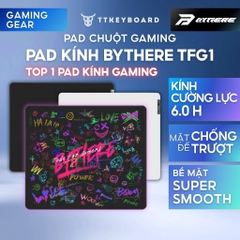 Pad Chuột Kính Gaming Bythere Glass TFG1 Kính Cường Lực 6.0H Tặng Kèm Feet PTFE