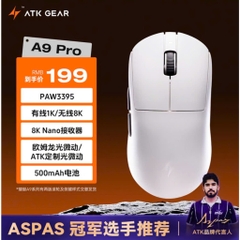 Chuột ATK Dragonfly A9 Ultra A9 Pro/A9 Plus/A9 SE PAW3950 Ultra 8K Polling Rate