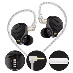 Tai Nghe Nhét Tai KZ Pisces HIFI Dual Driver Dynamic Tùy Chỉnh Âm Thanh Có Mic