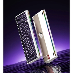 Bàn Phím Cơ Nut65 3 Modes, Nhôm Cnc, Mạch Xuôi Led Rgb Hotswap Ball Catch