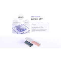 Bàn Phím Cơ Gaming ATK 68RX Switch Hall Effect Rapid Trigger, Polling Rate 8000Hz