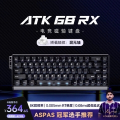 Bàn Phím Cơ Gaming ATK 68RX Switch Hall Effect Rapid Trigger, Polling Rate 8000Hz