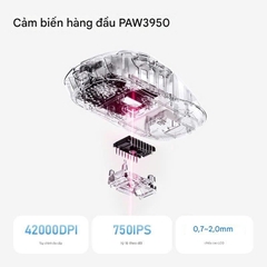 Chuột Không Dây Mchose A7 Ultra RE PAW3950 8K Polling Rate Siêu Nhẹ 56g