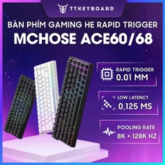 Bàn Phím Cơ Gaming Mchose Ace60 Ace68 Rapid Trigger 1000hz/8000hz