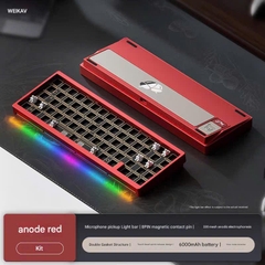 Bàn Phím Cơ Nut65 3 Modes, Nhôm Cnc, Mạch Xuôi Led Rgb Hotswap Ball Catch