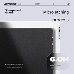 Pad Chuột Kính Gaming Bythere Glass TFG1 Kính Cường Lực 6.0H Tặng Kèm Feet PTFE