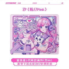 Pad Chuột Gaming Bythere Anime Pixel Vải 99 Bề Mặt Cân Bằng Control Speed Đế XSOFT Chống Trượt