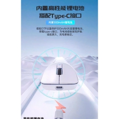 Chuột Gaming Không Dây Aula SC680, 3 Mode Kết Nối, Dual 8K Polling rate, PAW3395, Hiệu Năng Esport