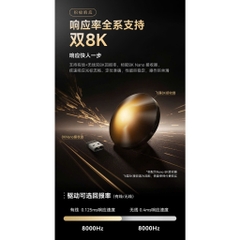 Chuột Gaming Không Dây VGN F2 Series, Dual 8K Polling Rate, MCU Nordic