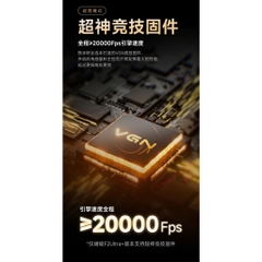 Chuột Gaming Không Dây VGN F2 Series, Dual 8K Polling Rate, MCU Nordic