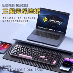 Bàn Phím Cơ Custom Không Dây Leobog Hi98C Pro, Nhôm CNC 3 Mode, Mạch Xuôi, Led RGB, Phím Cơ Hotswap