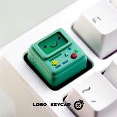 Keycap Artisan Lobo BMO - Adventure Time Resin 1u Nhiều Nhân Vật Trang Trí Bàn Phím Cơ