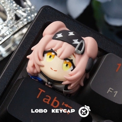 Keycap Artisan Lobo Chủ Đề Arknight Resin 1u Nhiều Nhân Vật Trang Trí Bàn Phím Cơ