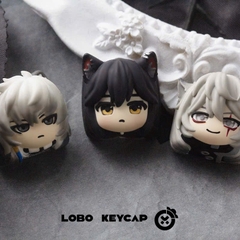 Keycap Artisan Lobo Chủ Đề Arknight Resin 1u Nhiều Nhân Vật Trang Trí Bàn Phím Cơ