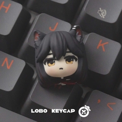 Keycap Artisan Lobo Chủ Đề Arknight Resin 1u Nhiều Nhân Vật Trang Trí Bàn Phím Cơ