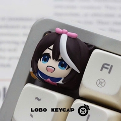 Keycap Artisan Lobo Uma Musume Resin 1u Nhiều Nhân Vật Trang Trí Bàn Phím Cơ