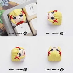 Keycap Artisan Lobo Konosuba Resin 1u Nhiều Nhân Vật Trang Trí Bàn Phím Cơ