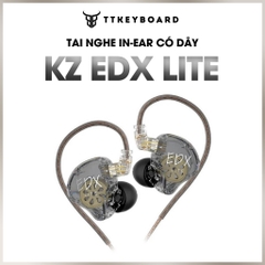 Tai nghe KZ EDX Lite Tai Nghe IEM Chất Âm HIFI Khử Tiếng Ồn QDC C Pin Cáp Tháo Rời Jack 3.5mm