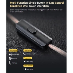 Tai nghe KZ EDX Lite Tai Nghe IEM Chất Âm HIFI Khử Tiếng Ồn QDC C Pin Cáp Tháo Rời Jack 3.5mm