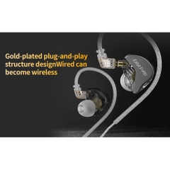 Tai Nghe CCA CRA Pro Tai nghe nhét tai có dây HiFi giảm tiếng ồn cho thể thao và chơi game