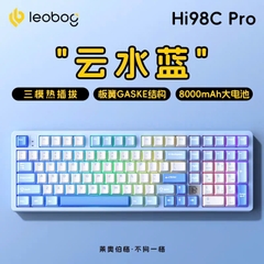 Bàn Phím Cơ Custom Không Dây Leobog Hi98C Pro, Nhôm CNC 3 Mode, Mạch Xuôi, Led RGB, Phím Cơ Hotswap