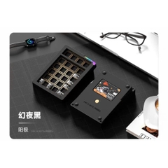 Kit Numpad Stars21, Nhôm Cnc, 3 Mode, Via Qmk, Led Viền, Tạ Pharaon Cnc - Ttkeyboard