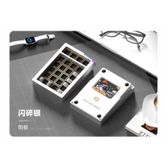 Kit Numpad Stars21, Nhôm Cnc, 3 Mode, Via Qmk, Led Viền, Tạ Pharaon Cnc - Ttkeyboard