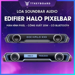 Loa Soundbar Audio Edifier Halo Pixel Bar Công Xuất 20W Có Bluetooth Màn Hình Pixe Có Mic