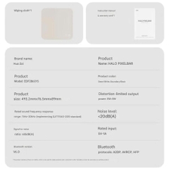 Loa Soundbar Audio Edifier Halo Pixel Bar Công Xuất 20W Có Bluetooth Màn Hình Pixe Có Mic