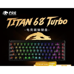 Bàn Phím Gaming He Rapid Trigger Madlions Titan68 Turbo 8K Polling Rate RT 0,001 mm