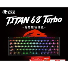 Bàn Phím Gaming He Rapid Trigger Madlions Titan68 Turbo 8K Polling Rate RT 0,001 mm