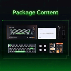 Bàn Phím Cơ Gaming ATK RS6 AIR HE Rapid Trigger 8K Polling Rate 0,001mm RT Hiệu Năng Cao
