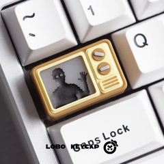 Keycap Artisan Lobo Xuyên Led Rusty Lake Và Khủng Long Google Resin 1,5u Trang Trí Phím Cơ