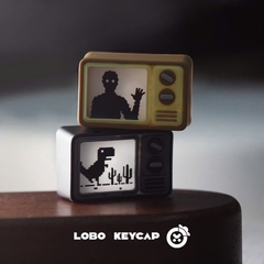 Keycap Artisan Lobo Xuyên Led Rusty Lake Và Khủng Long Google Resin 1,5u Trang Trí Phím Cơ