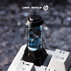 Keycap Artisan Lobo Xuyên Led Trụ Chứa Sinh Vật Alien Trang Trí Phím Cơ Chính Hãng Lobo