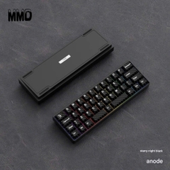 Bàn Phím Cơ Không Dây Nhôm CNC MMD KM40 Layout 40 Nhỏ Gọn 3 Mode Hỗ Trợ QMK VIA