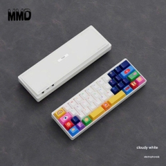Bàn Phím Cơ Không Dây Nhôm CNC MMD KM40 Layout 40 Nhỏ Gọn 3 Mode Hỗ Trợ QMK VIA