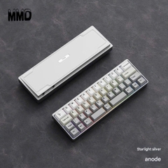 Bàn Phím Cơ Không Dây Nhôm CNC MMD KM40 Layout 40 Nhỏ Gọn 3 Mode Hỗ Trợ QMK VIA