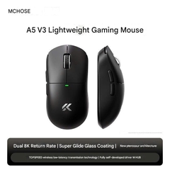 Chuột Không Dây Gaming Mchose A5 V3 Dual 8K Polling Rate Siêu Nhẹ 56G Lớp Phủ Super Glide