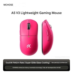 Chuột Không Dây Gaming Mchose A5 V3 Dual 8K Polling Rate Siêu Nhẹ 56G Lớp Phủ Super Glide