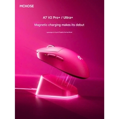 Chuột Gaming Không Dây Mchose A7 V2 Series Cảm Biến PAW 3950TI Dual 8K Polling Rate