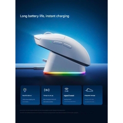 Chuột Gaming Không Dây Mchose A7 V2 Series Cảm Biến PAW 3950TI Dual 8K Polling Rate