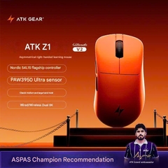 Chuột Gaming Không Dây ATK Z1 V2 PAW3950 Ultra Nordic 54L15 Dual Rate 8K