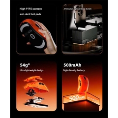 Chuột Gaming Không Dây ATK Z1 V2 PAW3950 Ultra Nordic 54L15 Dual Rate 8K