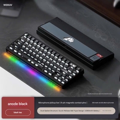 Bàn Phím Cơ Nut65 3 Modes, Nhôm Cnc, Mạch Xuôi Led Rgb Hotswap Ball Catch