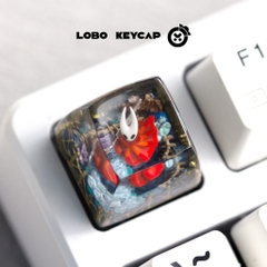 Keycap Artisan Lobo Hollow Knight SILKSONG Resin 1u Nhiều Nhân Vật Trang Trí Bàn Phím Cơ